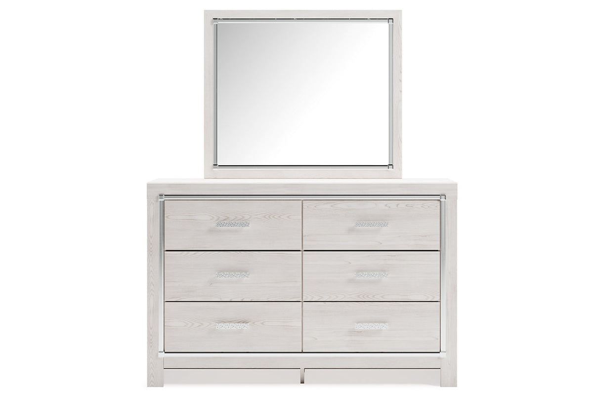Altyra White Dresser and Mirror from Ashley - Luna Furniture