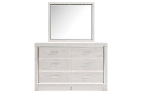 Altyra White Dresser and Mirror from Ashley - Luna Furniture