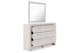 Altyra White Dresser and Mirror from Ashley - Luna Furniture