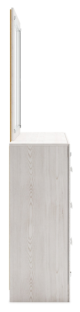 Altyra White Queen Storage Bed, Dresser, Mirror, Chest and Nightstand from Ashley - Luna Furniture