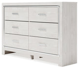 Altyra White King Storage Bed, Dresser and Nightstand from Ashley Furniture - Luna Furniture