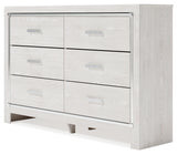 Altyra White Upholstered LED Youth Panel Bedroom Set from Ashley - Luna Furniture