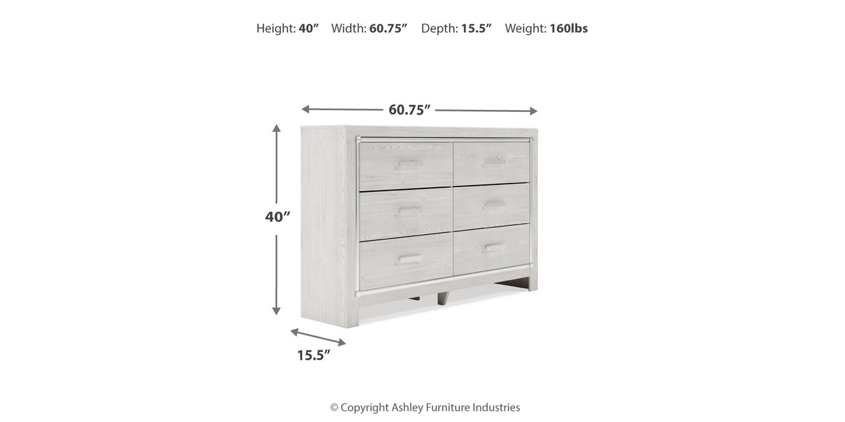 Altyra White Dresser from Ashley Furniture - Luna Furniture