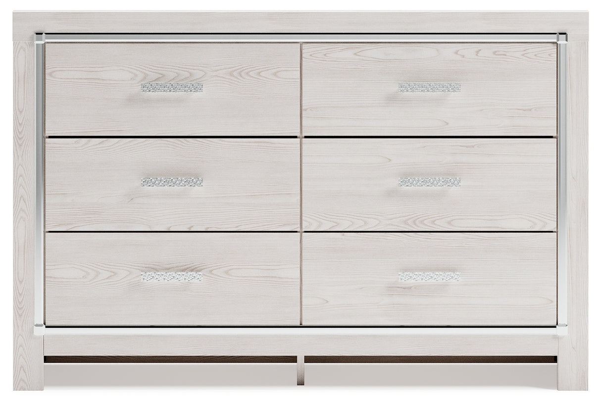 Altyra White King Storage Bed, Dresser and Nightstand from Ashley Furniture - Luna Furniture