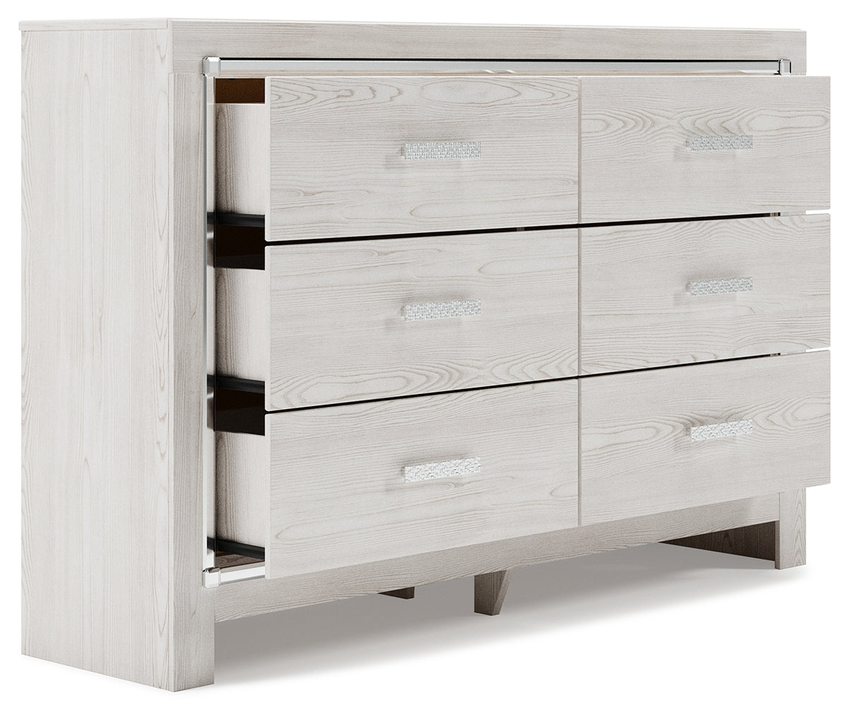 Altyra White King Storage Bed, Dresser and Nightstand from Ashley Furniture - Luna Furniture