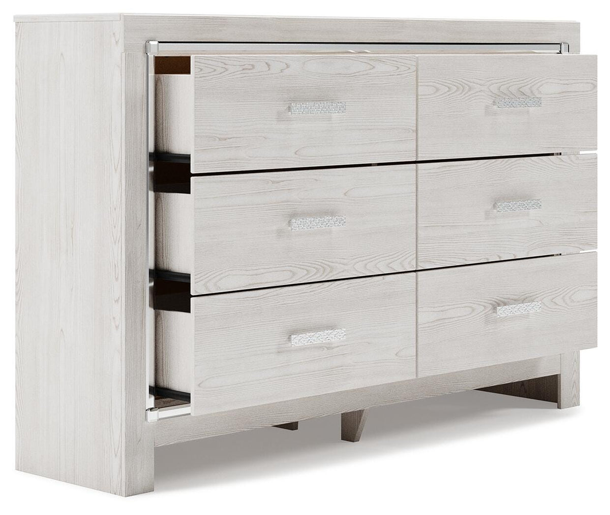 Altyra White King Storage Bed, Dresser and Nightstand from Ashley Furniture - Luna Furniture