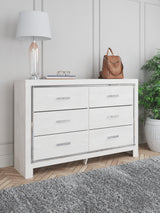 Altyra White King Storage Bed, Dresser and Nightstand from Ashley Furniture - Luna Furniture