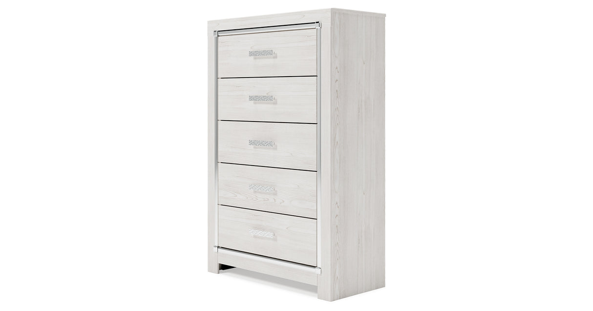 Altyra White Chest of Drawers from Ashley - Luna Furniture