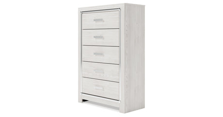 Altyra White Chest of Drawers from Ashley - Luna Furniture