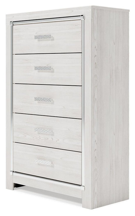 Altyra Queen Bookcase Storage Bed, Chest and 2 Nightstands from Ashley - Luna Furniture