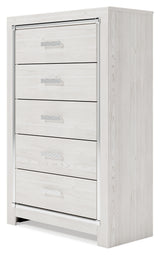 Altyra White Upholstered LED Panel Bedroom Set from Ashley - Luna Furniture