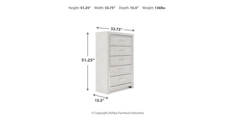Altyra Queen Bookcase Bed, Dresser, Chest and Nightstand from Ashley Furniture - Luna Furniture