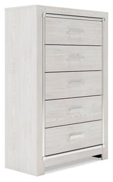 Altyra Queen Bookcase Storage Bed, Chest and 2 Nightstands from Ashley - Luna Furniture