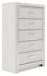 Altyra White Queen Storage Bed, Dresser, Mirror, Chest and Nightstand from Ashley - Luna Furniture