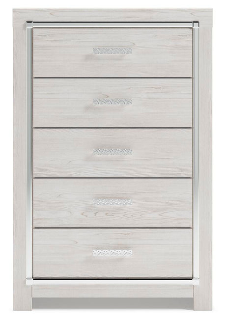 Altyra Queen Bookcase Storage Bed, Chest and 2 Nightstands from Ashley - Luna Furniture