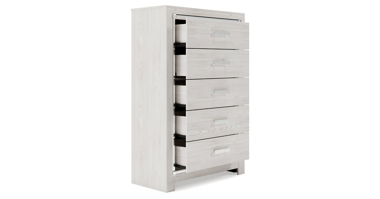 Altyra White Chest of Drawers from Ashley - Luna Furniture