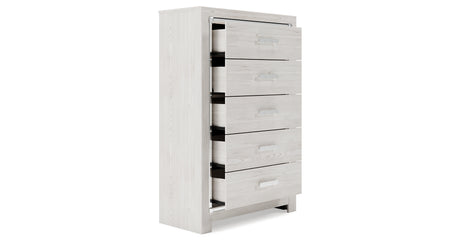Altyra White Chest of Drawers from Ashley - Luna Furniture
