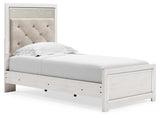 Altyra White Twin Panel Bed, Dresser, Mirror and Nightstand from Ashley - Luna Furniture