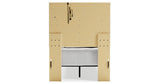 Altyra Twin Upholstered Panel Bed and 2 Nightstands from Ashley - Luna Furniture