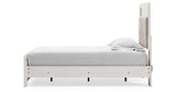 Altyra Twin Upholstered Panel Bed and 2 Nightstands from Ashley - Luna Furniture