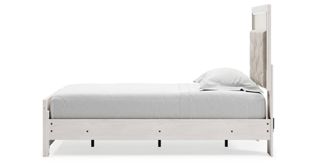 Altyra Twin Upholstered Panel Bed and 2 Nightstands from Ashley - Luna Furniture
