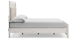 Altyra White Queen Upholstered Platform Bed from Ashley - Luna Furniture