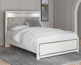 Altyra White Upholstered LED Panel Bedroom Set from Ashley - Luna Furniture
