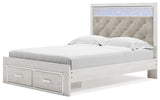 Altyra White Queen Storage Bed, Dresser, Mirror, Chest and Nightstand from Ashley - Luna Furniture