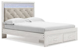 Altyra White Queen Storage Bed, Dresser, Mirror, Chest and Nightstand from Ashley - Luna Furniture