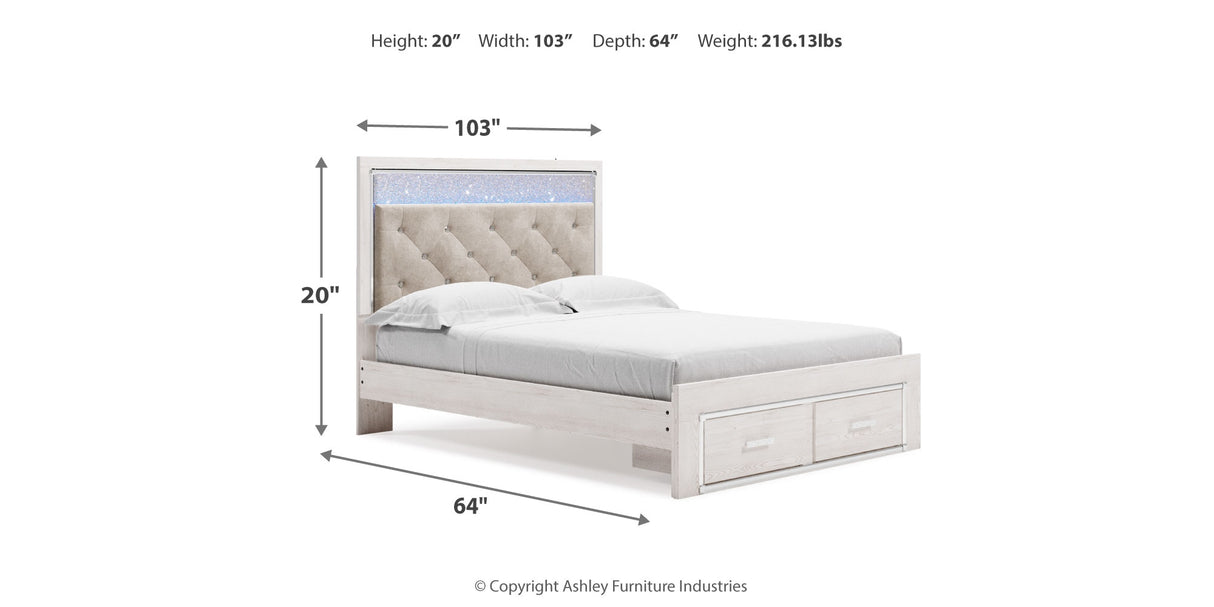 Altyra Queen Storage Bed, Chest and 2 Nightstands from Ashley - Luna Furniture