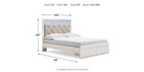 Altyra Queen Storage Bed, Chest and 2 Nightstands from Ashley - Luna Furniture