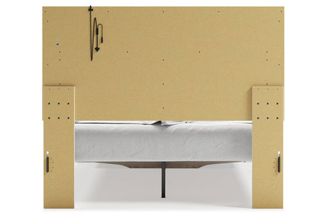 Altyra White Queen Upholstered Storage Panel Bed from Ashley - Luna Furniture