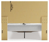 Altyra White Queen Upholstered Storage Platform Bed from Ashley Furniture - Luna Furniture