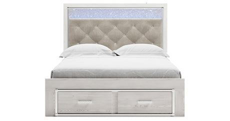 Altyra Queen Storage Bed, Dresser Mirror, Chest and 2 Nightstands from Ashley - Luna Furniture