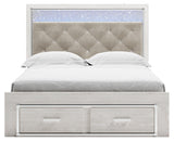 Altyra White Queen Storage Bed, Dresser, Mirror, Chest and Nightstand from Ashley - Luna Furniture