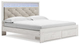 Altyra White King Storage Bed, Dresser and Nightstand from Ashley Furniture - Luna Furniture