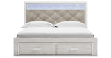 Altyra King Storage Bed, Chest and 2 Nightstands from Ashley - Luna Furniture