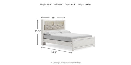 Altyra Queen Bookcase Bed, Dresser, Chest and Nightstand from Ashley Furniture - Luna Furniture