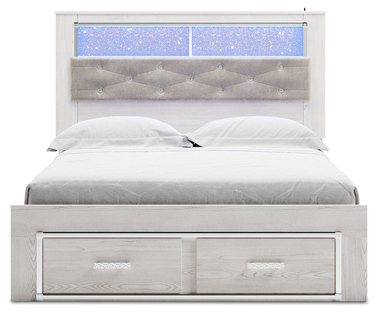 Altyra Queen Bookcase Storage Bed, Chest and 2 Nightstands from Ashley - Luna Furniture
