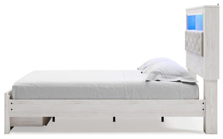 Altyra Queen Bookcase Storage Bed, Chest and 2 Nightstands from Ashley - Luna Furniture