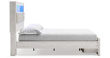 Altyra White Queen Panel Storage Bed, Dresser, Mirror and 2 Nightstands from Ashley Furniture - Luna Furniture