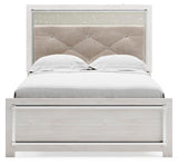 Altyra White Full Upholstered Panel Bed from Ashley Furniture - Luna Furniture