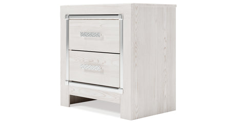 Altyra Twin Upholstered Panel Bed and 2 Nightstands from Ashley - Luna Furniture