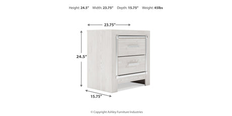 Altyra Twin Upholstered Panel Bed and 2 Nightstands from Ashley - Luna Furniture