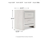 Altyra White Upholstered LED Youth Panel Bedroom Set from Ashley - Luna Furniture