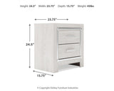 Altyra White Nightstand from Ashley Furniture - Luna Furniture