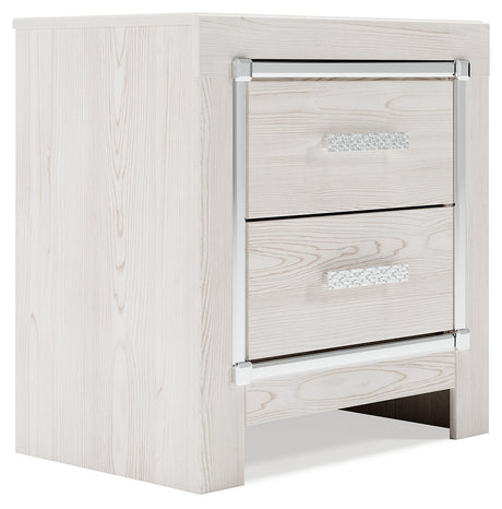 Altyra White Queen Storage Bed, Dresser, Mirror, Chest and Nightstand from Ashley Furniture - Luna Furniture