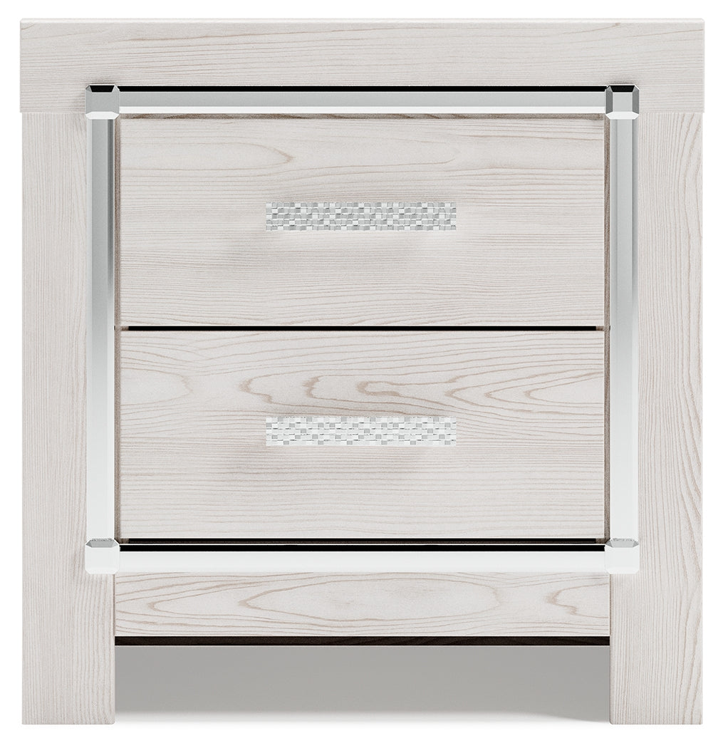 Altyra White Queen Storage Bed, Dresser, Mirror, Chest and Nightstand from Ashley - Luna Furniture