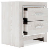 Altyra White Queen Storage Bed, Dresser, Mirror, Chest and Nightstand from Ashley - Luna Furniture