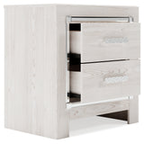 Altyra White Queen Storage Bed, Dresser, Mirror, Chest and Nightstand from Ashley - Luna Furniture